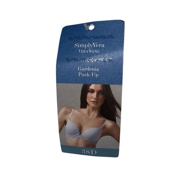 *NEW* Simply Vera by Vera Wang Gardenia push up bra size 38D - Picture 3 of 10